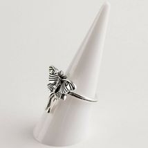 Butterfly Ring Silver Color Sizes 5 6 7 8 9 Fashion Jewelry image 3
