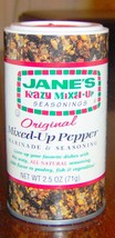 Jane&#39;s Kra Zy Original Mixed Up Pepper Marinade Seasoning Spice Blend Crazy Jane - £15.54 GBP