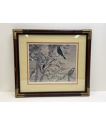 PIEN WEN-CHIN PRINT vintage faux bamboo framed mid century asian wall ar... - £27.51 GBP