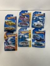 Six Different 2007-08 Hotwheels Diecast Cars in the Package  - £12.74 GBP