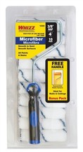 NEW Whizz 25009F PACK (10) Paint Roller Covers, Blue/White 4&quot; X 3/8&quot; MIC... - $39.99