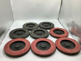 Vintage Set of (8) No.4 Dimco Freeglide Discs Shuffleboard w/ Carrying C... - $39.99