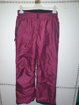 Crivit Mens Snow Sport Red Outerwear Thinsulate Trousers Size 34 - $22.50
