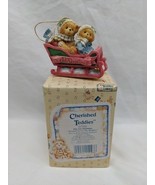 Cherished Teddies 1994 Our 1st Christmas Bundled Up For The Holidays Orn... - $17.81