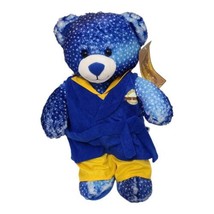 Polar Express Build a Bear Plush Blue W/Ticket Robe &amp; Pants 16&quot; BAB - £17.94 GBP