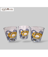 Advertising Glasses Derby Blu Collection NEW Blue Attraction Fruit Juices - $360.20 MXN