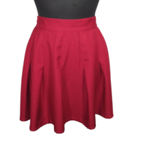 Torrid Women&#39;s Red Pleated Twill Skirt Plus Size 1X - £14.37 GBP