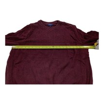Croft &amp; Barrow Women’s Sweater Maroon / Burgundy 100% Cotton Large - £7.62 GBP