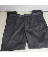 Perry Ellis Dress Pants 36x30 Black Slim Fit Mens Business Wear - $17.95