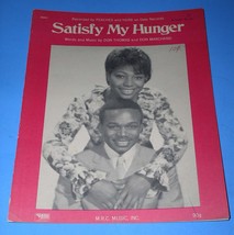 Peaches And Herb Sheet Music Vintage 1970 Satisfy My Hunger - £17.63 GBP