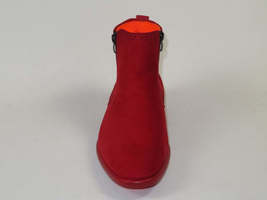 Men TAYNO Chelsea Chukka Soft Micro Suede Zip up Boot Coupe S Red image 3