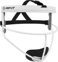 RIP-IT Original Defense Softball  Fielder Face Mask Lightweight Protective White - £21.19 GBP
