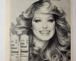 1976 Wella Balsam Shampoo Farrah Fawcett Magazine Ad  - $11.87