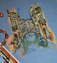 Venice Cross Stitch Travel pattern pdf - Canals embroidery Italy holiday... - $14.99