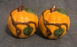 Spruce Up Your Fall Decor! Orange Pumpkin Salt &amp; Pepper Shakers (Used) - $6.91