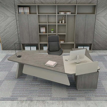 Customized office desk, fashionable and creative boss desk and chair com... - £181.15 GBP+
