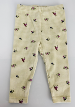 Vintage Gymboree 2001 Mad About Plaid Baby Girl Leggings Green White Flo... - $14.84