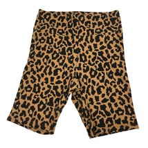 Wild Fable Leopard Print Biker Shorts S Cotton Spandex Blend Womens Acti... - £11.36 GBP