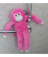 Plush Monkey Hanging 18&quot; Pink Sticky Feet and Hands Monkeys - $14.95