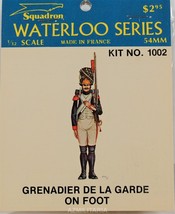Squadron Wateroo 1002 Grenadier De La Garde On Foot 1/32 Scale 54mm Kit ... - $15.75