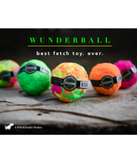 WUNDERBALL Best Dog Ball Fetch Toy Cleans Teeth Floats Indestructible Wa... - £10.24 GBP+