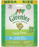 Greenies Feline Natural Dental Treats Catnip Flavor Freshens Breath Clea... - $12.38