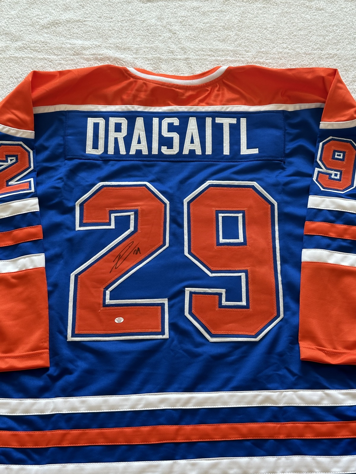 Primary image for Leon Draisaitl Signed Edmonton Oilers Hockey Jersey COA