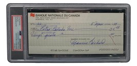 Maurice Richard Signé Montreal Canadiens Banque Carreaux #66 PSA / DNA - $242.49