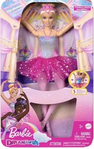 Barbie Dreamtopia Twinkle Lights Ballerina Dancing Doll HLC25 Lights Up &amp; Twirls - £24.72 GBP