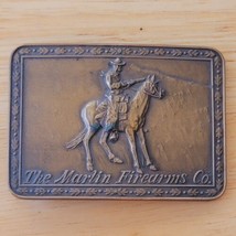 Rare Bronze Marlin Firearm belt buckle Cowboy Horse Western 83 NOS Vtg #... - $3,499.00