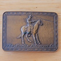 Rare Bronze Marlin Firearm belt buckle Cowboy Horse Western 83 NOS Vtg # 455 - £2,392.03 GBP