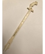 Brompton Lake hotel cabins Swizzle Stick Stir Richmond yorkshire White - $3.32