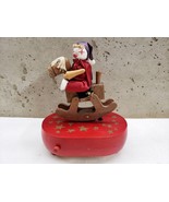 Schmid Music Box Dancer No. 306 Clown on Rocking Horse - £18.19 GBP