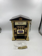 Caesars Palace Tabletop Jackpot Slot Machine Collectible with 20 coins - $252.10