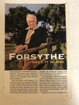 1994 William Forsythe Goes It Alone Vintage Article Ephemera  ART1 - $8.90