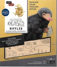 Fantastic Beasts Niffler 3D Laser Cut Wood Model Kit and Deluxe Book NEW SEALED - £12.96 GBP