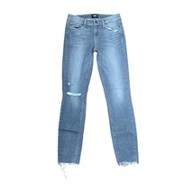 Paige Verdugo Ankle Jeans Size 26 Gray Distressed Womens Denim Stretch 2... - $27.71