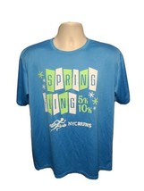 Nyc Runs Spring Fling 5k 10k Run Adult Blue XL Jersey - £15.40 GBP