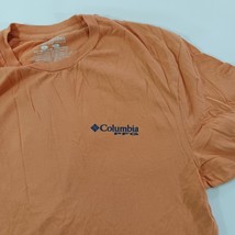 Columbia PFG Sportswear Men’s Orange Cotton Short Sleeve Graphic T-Shirt Size L image 5