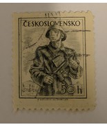 Czechoslovakia 1954 SC#649 – Soldier Stamp Used - $19.22 MXN