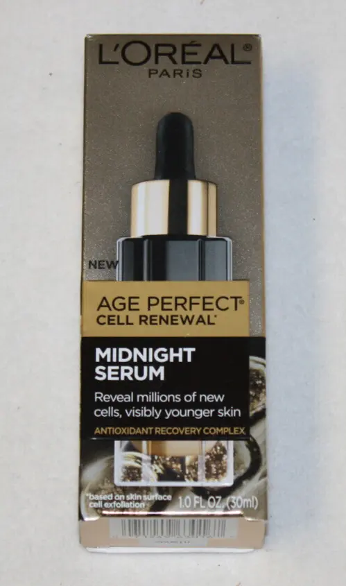 L'Oreal Age Perfect Cell Renewal Midnight Serum 1.0fl.oz./30ml New In Box - $24.00