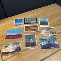 Vintage Lot of 9 Windmill California Mojave Desert Solvang Postcards KG JD - $9.89