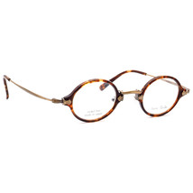 Kame ManNen Eyeglasses 81T 10516 Havana/Vintage Brass Round Japan 40[]24 145 - £373.94 GBP