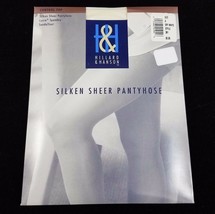 Hillard Hanson Silken Sheer Pantyhose Control Top Hosiery Off-White Size A NEW - £8.29 GBP