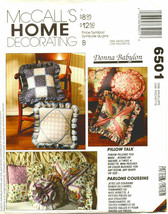 McCall&#39;s 6501 Home Decorating Sewing Pattern Pillow Talk by Donna Babylo... - $108.70 MXN