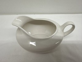 Vintage Homer Laughlin Triumph Fine China Snow White Gravy Sauceboat Creamer MCM - £15.25 GBP