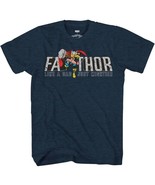 Marvel Thor FA-Thor Mighty Dad Mjolinor Adult T-Shirt (3X, Indigo Black ... - $411.68 MXN