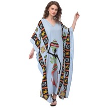 Gypsie Blu Ladies Kaftan Kimono Maxi Style Dress Women Plus Size Tribal Caftan L - £21.15 GBP