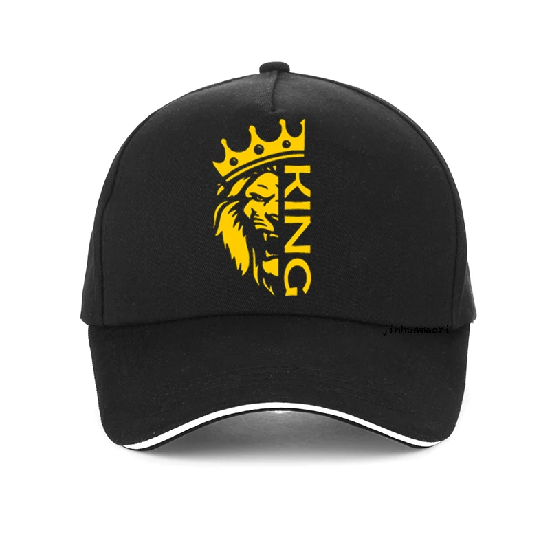 My Shape Lion With King Crown Hat Boys Punk Animal Baseball Cap Lion With a Crow - £11.04 GBP