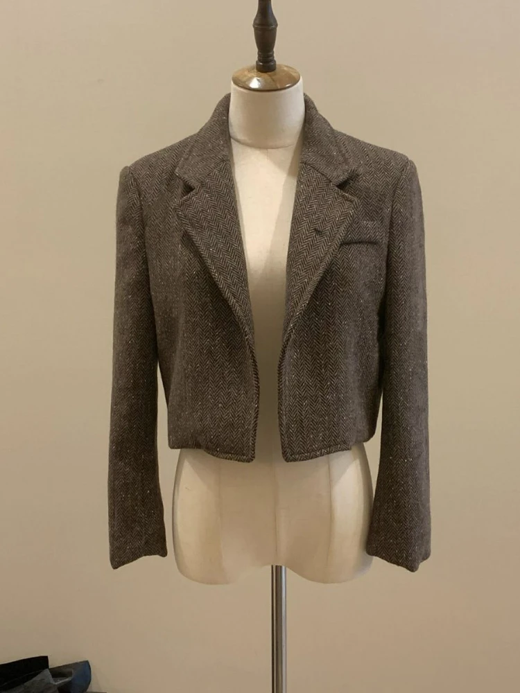 Chunhuani 3D Cutting Casual Chunhuamao Suit Short Coat jacket women  blazer wome - £230.75 GBP